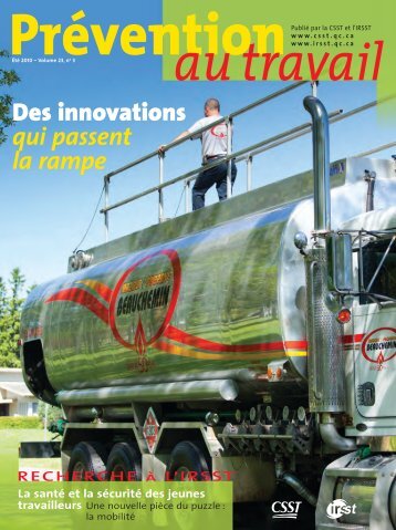 Des innovations qui passent la rampe - CSST