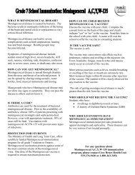 Menactra Vaccine Consent form - Grey Bruce Health Unit