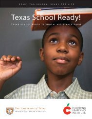Texas School Ready! - Children's Learning Institute