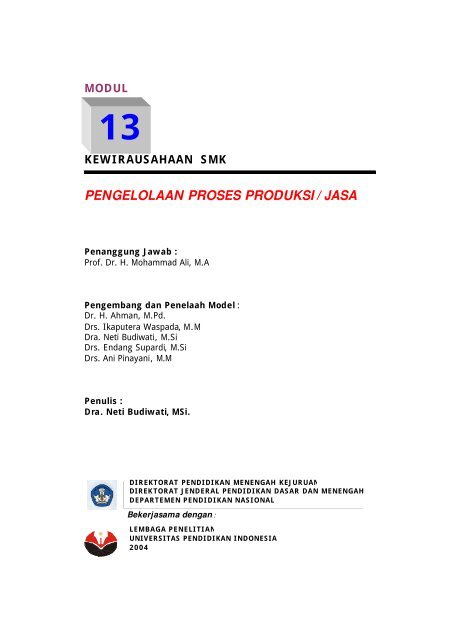 Pengelolaan Proses Produksi Atau Jasa E Learning Sekolah