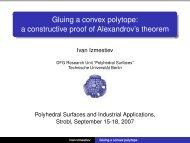 a constructive proof of Alexandrov's theorem