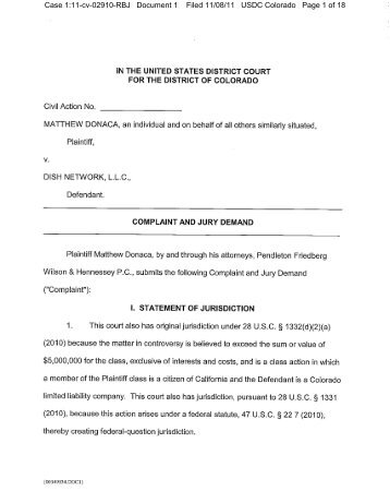 Case 1:11-cv-02910-RBJ Document 1 Filed 11/08/11 USDC ...
