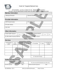 Sample of Targeted Medical Care Claim Form - Iowa Medicaid ...