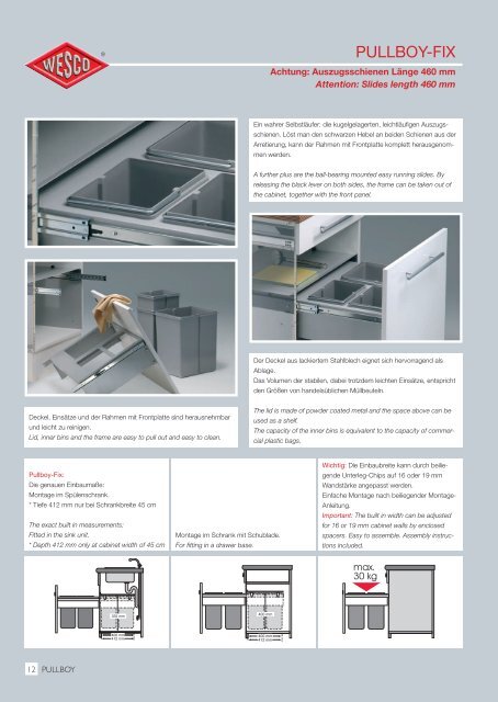 100er - WESCO - Einbau