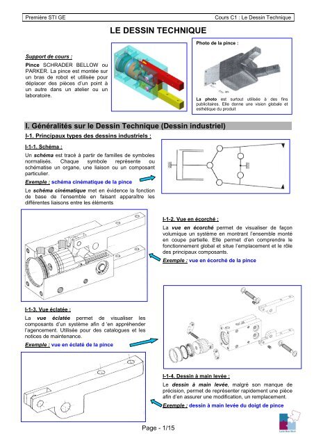 Trace formes pour le dessin technique en plastique