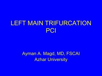 LEFT MAIN TRIFURCATION PCI