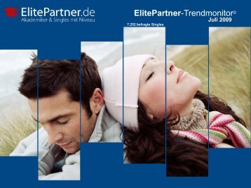 ElitePartner-Trendmonitor Â© Juli 2009 - ElitePartner-Akademie