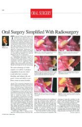 Oral Surgery Simplified With Radiosurgery - Ellman International