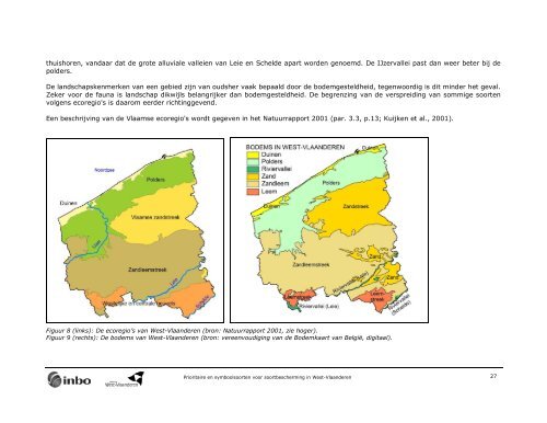 Prioritaire en symboolsoorten voor soortbescherming in West ...