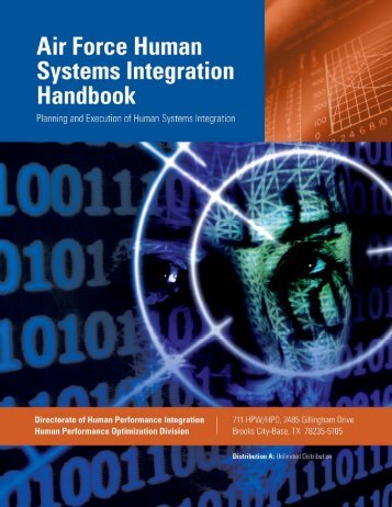 Air Force Human Systems Integration Handbook: - Wright-Patterson ...