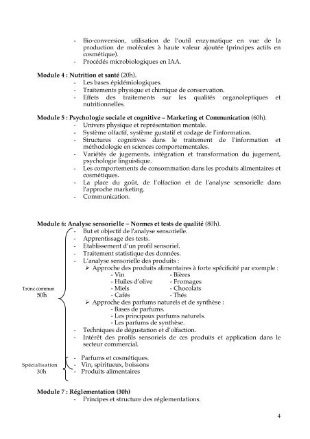 Analyse Sensorielle des Saveurs et des Senteurs - Aix Marseille ...