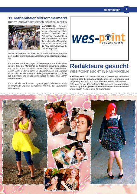 Magazin - WES-Point