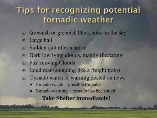 How do tornados form? - Faculty Web Pages