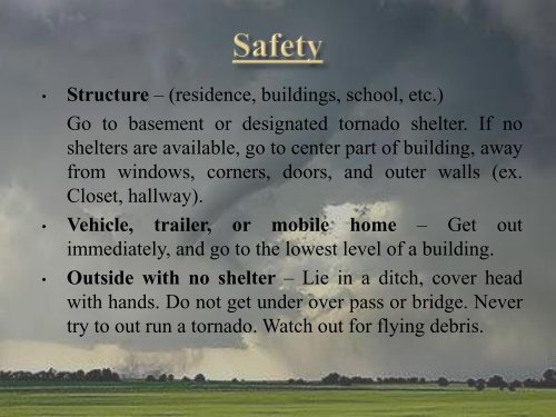 How do tornados form? - Faculty Web Pages