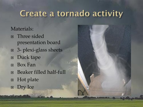 How do tornados form? - Faculty Web Pages