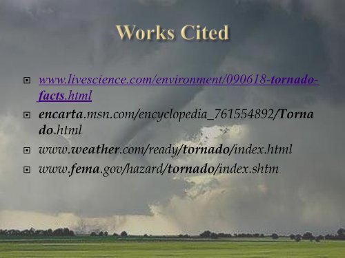 How do tornados form? - Faculty Web Pages