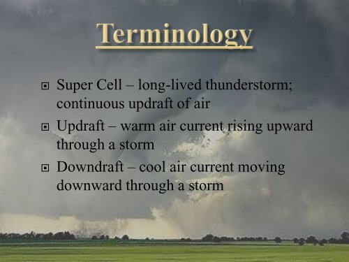 How do tornados form? - Faculty Web Pages