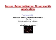 Tensor Renormalization Group and its Application