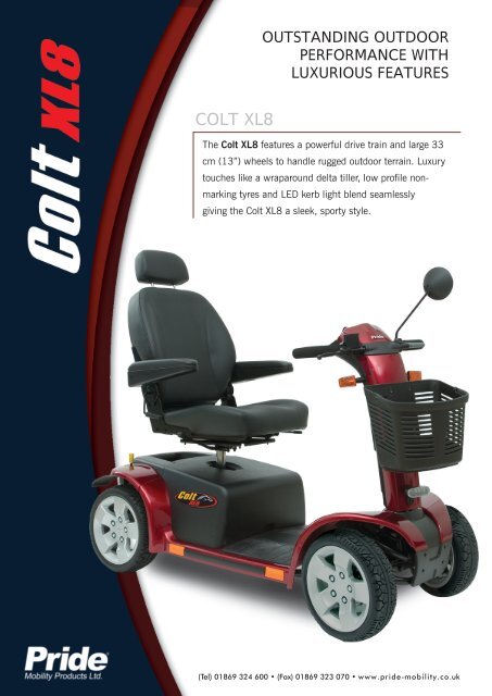 COLT XL8 - Pride Mobility UK