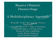 Massive Obstetric Haemorrhage A Multidisciplinary Approach