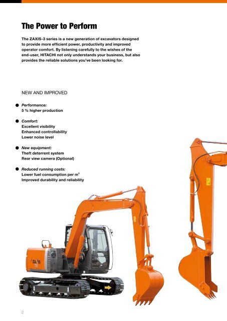 ZX70-3 - Hitachi Construction Machinery