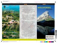 Beschreibung Geotrail Wolayersee - Nassfeld