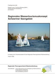 Regionales Wassertourismuskonzept Schweriner Seengebiet