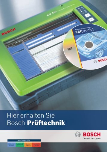 Hier erhalten Sie Bosch-Prüftechnik - Bosch - Werkstattportal