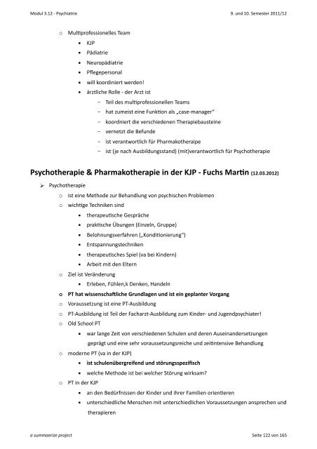 Psychiatrie Tobias Stadelmann 9. und 10. Semester ... - anthropia