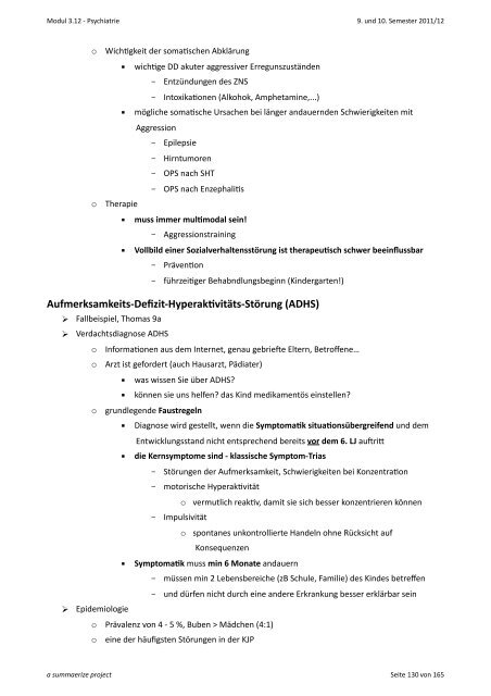 Psychiatrie Tobias Stadelmann 9. und 10. Semester ... - anthropia