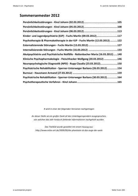 Psychiatrie Tobias Stadelmann 9. und 10. Semester ... - anthropia