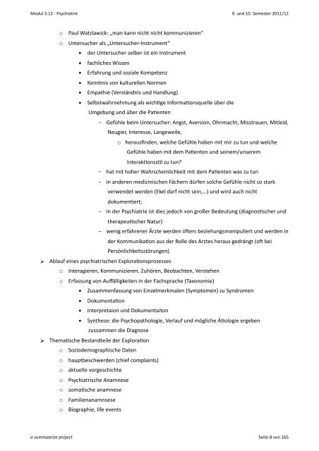 Psychiatrie Tobias Stadelmann 9. und 10. Semester ... - anthropia