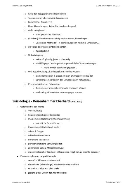 Psychiatrie Tobias Stadelmann 9. und 10. Semester ... - anthropia