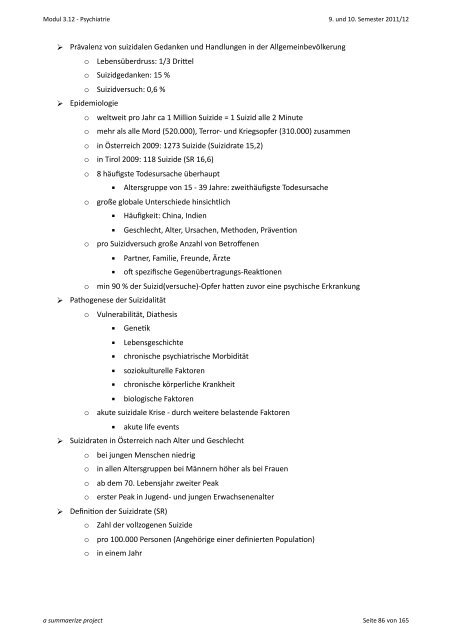 Psychiatrie Tobias Stadelmann 9. und 10. Semester ... - anthropia