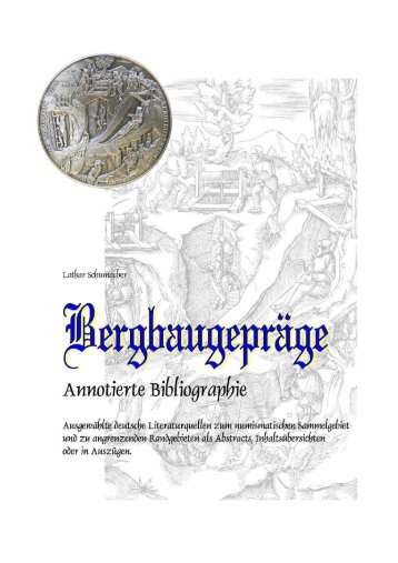 Band I - BergbaugeprÃ¤ge