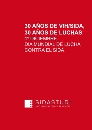 30 AÃOS DE VIH/SIDA, 30 AÃOS DE LUCHAS - Sida Studi