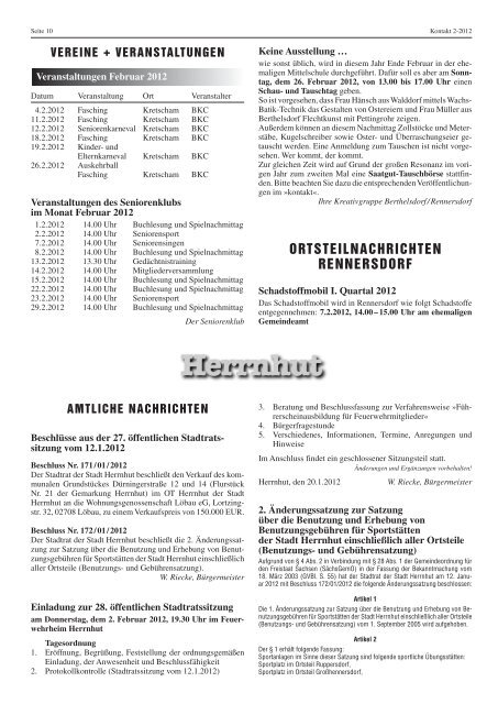 Ausgabe 02 (26.01.2012) PDF - Herrnhut