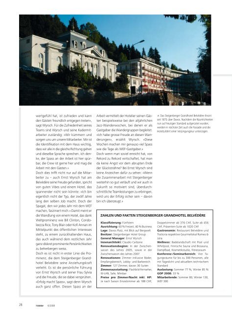 HR Belvedere Davos:Layout 1 - Schweizer Hoteljournal