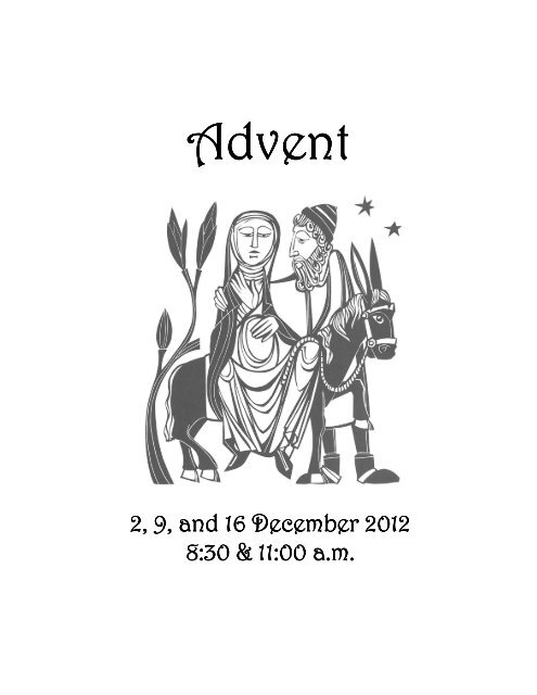 Advent Order of Worship 2012 [pdf] - Phinney Ridge Lutheran Church