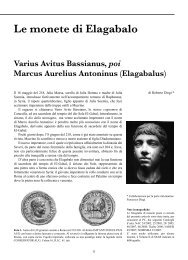 Le monete di Elagabalo - Panorama Numismatico