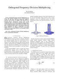 Orthogonal Frequency Division Multiplexing