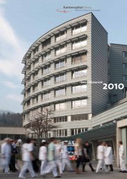 Geschäftsbericht 2010 - Kantonsspital Glarus