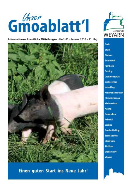 Gmoablatt L Gemeinde Weyarn
