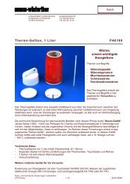 Thermo-GefÃ¤ss, 1 Liter PA6100 WÃ¤rme, unsere wichtigste ...