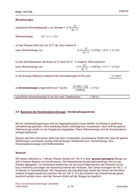 Thermo-GefÃ¤ss, 1 Liter PA6100 WÃ¤rme, unsere wichtigste ...