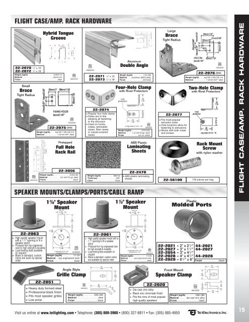 2008Professional Audio Accessories Catalog