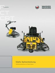 Glatte Spitzenleistung. - Wacker Neuson