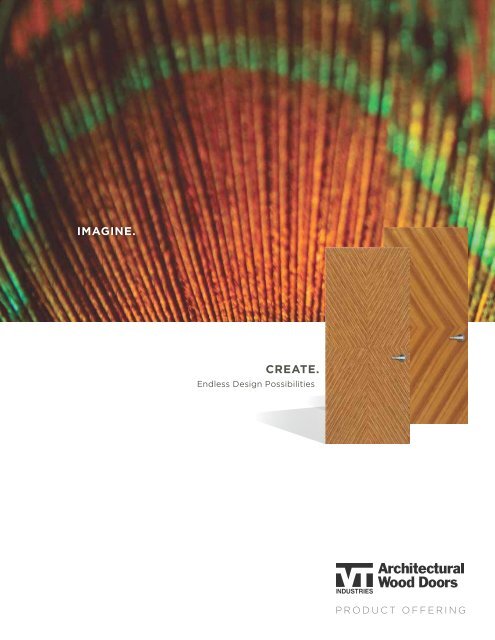 Architectural Wood Doors Product Offering Brochure - VT Industries Inc