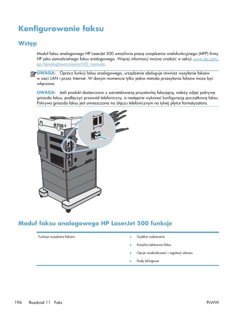 Instrukcja Obsługi LaserJet Enterprise M4555 - Centrum Druku