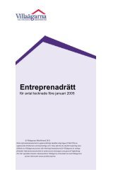 EntreprenadrÃ¤tt - VillaÃ¤garna